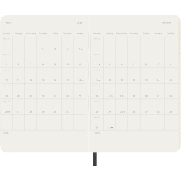 Planner 12M Weekly Notebook 2027 Softcover Pocket Black  in the group Paper & Pads / Planners / 12-Month Planners at Pen Store (137459)