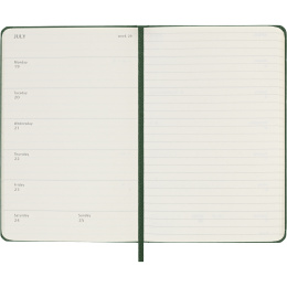 Planner 12M Weekly Notebook 2027 Hardcover Pocket Myrtle Green  in the group Paper & Pads / Planners / 12-Month Planners at Pen Store (137460)