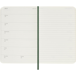 Planner 12M Weekly Notebook 2027 Softcover Pocket Myrtle Green  in the group Paper & Pads / Planners / 12-Month Planners at Pen Store (137461)