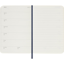 Planner 12M Weekly Notebook 2027 Softcover Pocket Sapphire Blue  in the group Paper & Pads / Planners / 12-Month Planners at Pen Store (137462)