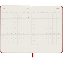 Planner 12M Weekly Notebook 2027 Hardcover Pocket Red  in the group Paper & Pads / Planners / 12-Month Planners at Pen Store (137463)