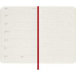 Planner 12M Weekly Notebook 2027 Softcover Pocket Red  in the group Paper & Pads / Planners / 12-Month Planners at Pen Store (137464)