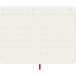 Planner 12M Weekly Notebook 2027 Softcover Pocket Red  in the group Paper & Pads / Planners / 12-Month Planners at Pen Store (137464)