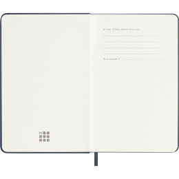 Planner 12M Weekly Notebook 2027 Hardcover Pocket Sapphire Blue  in the group Paper & Pads / Planners / 12-Month Planners at Pen Store (137465)
