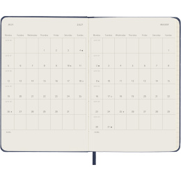 Planner 12M Weekly Notebook 2027 Hardcover Pocket Sapphire Blue  in the group Paper & Pads / Planners / 12-Month Planners at Pen Store (137465)