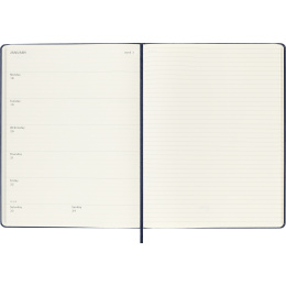 Planner 12M Weekly Notebook 2027 Hardcover XL Sapphire Blue  in the group Paper & Pads / Planners / 12-Month Planners at Pen Store (137468)