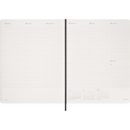 Planner 12M Weekly Vertical 2027 Essential Softcover XXL Black in the group Paper & Pads / Planners / 12-Month Planners at Pen Store (137472)
