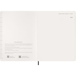 Planner 12M Weekly Vertical 2027 Essential Softcover XXL Black in the group Paper & Pads / Planners / 12-Month Planners at Pen Store (137472)