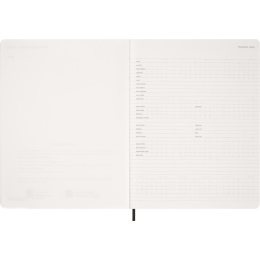 Planner 12M Weekly Vertical 2027 Essential Softcover XXL Black in the group Paper & Pads / Planners / 12-Month Planners at Pen Store (137472)