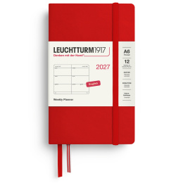 Planner Weekly Planner 2027 A6 Cherry in the group Paper & Pads / Planners / 12-Month Planners at Pen Store (137481)