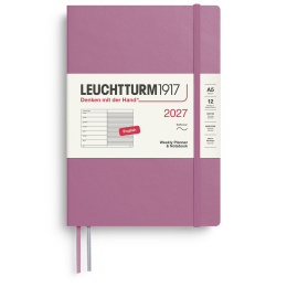 Planner Weekly Planner & Notebook 2027 A5 Soft Cover Dusty Rose in the group Paper & Pads / Planners / 12-Month Planners at Pen Store (137495)