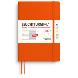 Planner Weekly Planner & Notebook 2027 A5 Soft Cover Pumpkin in the group Paper & Pads / Planners / 12-Month Planners at Pen Store (137498)