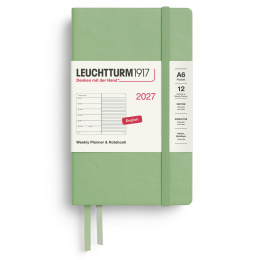 Planner Weekly Planner & Notebook 2027 A6 Sage in the group Paper & Pads / Planners / 12-Month Planners at Pen Store (137509)