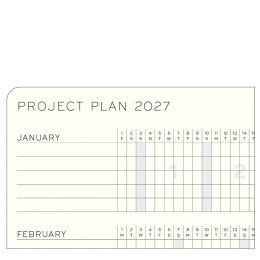 Planner Weekly Planner & Notebook 2027 A6 Indigo in the group Paper & Pads / Planners / 12-Month Planners at Pen Store (137511)