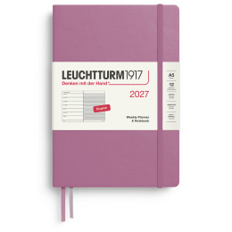 Planner Weekly Planner & Notebook 2026 A5 Dusty Rose in the group Paper & Pads / Planners / 12-Month Planners at Pen Store (137514)
