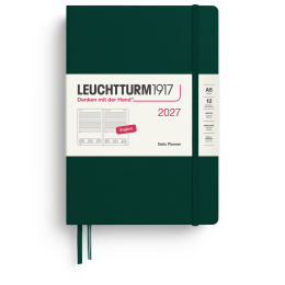 Planner Daily Planner 2027 A5 Forest Green in the group Paper & Pads / Planners / 12-Month Planners at Pen Store (137531)
