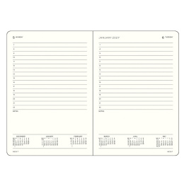 Planner Daily Planner 2027 A6 Black in the group Paper & Pads / Planners / 12-Month Planners at Pen Store (137533)