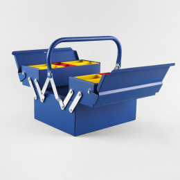 Toolbox Atena Blue in the group Hobby & Creativity / Organize / Storage  at Pen Store (137544)