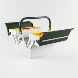 Toolbox Atena Grey/Green in the group Hobby & Creativity / Organize / Storage  at Pen Store (137546)