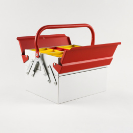 Toolbox Atena Grey/Red in the group Hobby & Creativity / Organize / Storage  at Pen Store (137547)