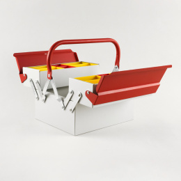 Toolbox Atena Grey/Red in the group Hobby & Creativity / Organize / Storage  at Pen Store (137547)