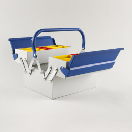 Toolbox Atena Grey/Blue in the group Hobby & Creativity / Organize / Storage  at Pen Store (137548)