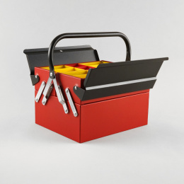 Toolbox Atena Red/Black in the group Hobby & Creativity / Organize / Storage  at Pen Store (137550)