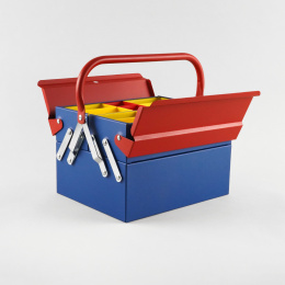Toolbox Atena Blue/Red in the group Hobby & Creativity / Organize / Storage  at Pen Store (137551)