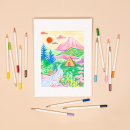 Irojiten coloured pencils, set of 36 in the group Pens / Artist Pens / Coloured Pencils at Pen Store (137566)
