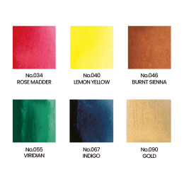 Gansai Tambi Irodori Kobako Watercolour set red in the group Art Supplies / Artist colours / Watercolour Paint / Watercolour pans at Pen Store (137567)