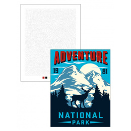 Color by Numbers: US National Parks in the group Hobby & Creativity / Books / Art Instruction Books at Pen Store (137576)