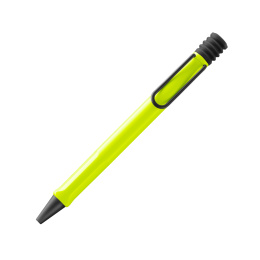 Safari Ballpoint pen Neon Yellow in the group Pens / Fine Writing / Ballpoint Pens at Pen Store (137580)