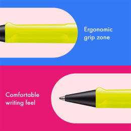 Safari Ballpoint pen Neon Yellow in the group Pens / Fine Writing / Ballpoint Pens at Pen Store (137580)