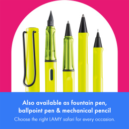 Safari Rollerball Neon Yellow in the group Pens / Fine Writing / Rollerball Pens at Pen Store (137581)