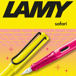 Safari Fountain Pen Neon Pink in the group Pens / Fine Writing / Fountain Pens at Pen Store (137583_r)