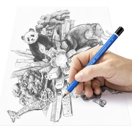 Pencil Mars Lumograph Jumbo in the group Pens / Writing / Pencils at Pen Store (137592_r)