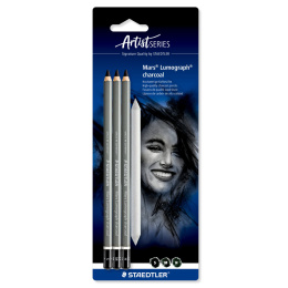 Charcoal pencil Mars Lumograph Set in the group Art Supplies / Crayons & Graphite / Drawing Charcoal at Pen Store (137601)