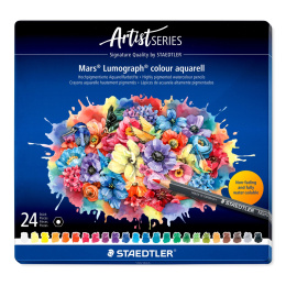 Watercolour pencils Mars Lumograph set of 24 in the group Pens / Artist Pens / Watercolour Pencils at Pen Store (137605)
