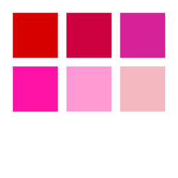 Pigment Arts Brush Pen set of 6 Red/Pink in the group Pens / Artist Pens / Brush Pens at Pen Store (137610)