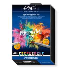 Pigment Arts Big Brush Pen set of 20 + in the group Pens / Artist Pens / Brush Pens at Pen Store (137631)
