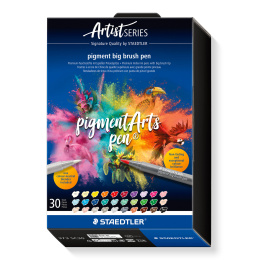 Pigment Arts Big Brush Pen set of 30 + in the group Pens / Artist Pens / Brush Pens at Pen Store (137632)