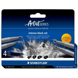 Pigment Arts Intense Black set of 4 in the group Pens / Artist Pens / Felt Tip Pens at Pen Store (137634)