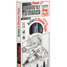 Drawing Set Manga Action & Shonen in the group Pens / Artist Pens / Fineliners at Pen Store (137667)