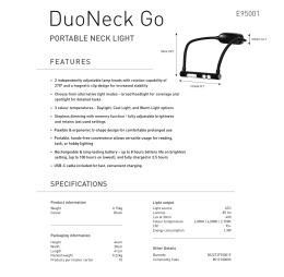 DuoNeck Go in the group Hobby & Creativity / Hobby Accessories / Artist Lamps at Pen Store (137672)