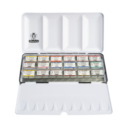 Horadam Aquarell Full Pans Metal 18-set in the group Art Supplies / Artist colours / Watercolour Paint / Watercolour pans at Pen Store (137789)