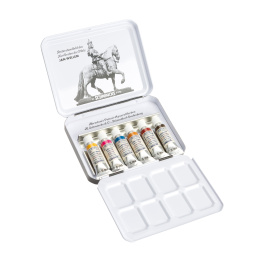 Akademie Aquarell Half Pans 6x5 ml in the group Art Supplies / Artist colours / Watercolour Paint / Watercolour pans at Pen Store (137809)