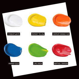 Acrylic paint Basics Creator's Set 6x22 ml in the group Art Supplies / Artist colours / Acrylic Paint at Pen Store (137828)
