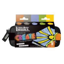 Acrylic Paint Basics Fabric Painting 5 x 22 ml in the group Art Supplies / Artist colours / Acrylic Paint at Pen Store (137830)