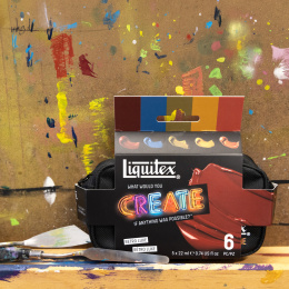 Pro Heavy Body Acrylic Retro Luxe Set 5 x 22 ml in the group Art Supplies / Artist colours / Acrylic Paint at Pen Store (137835)