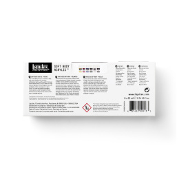 Acrylic paint Soft Body Mixing Set 6x22 ml in the group Art Supplies / Artist colours / Acrylic Paint at Pen Store (137837)